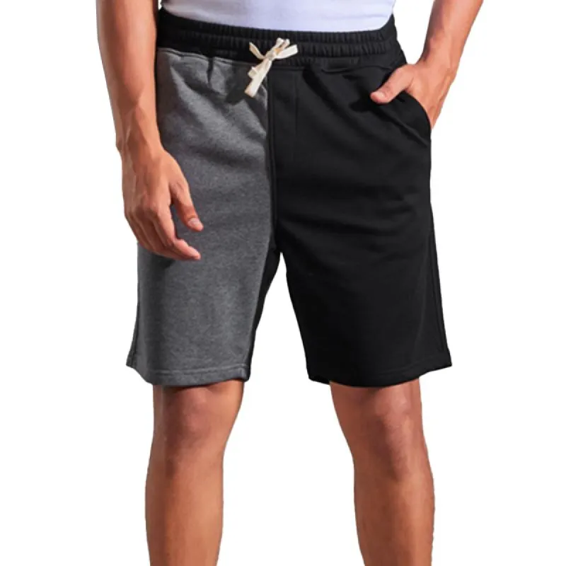Men's Solid Cotton Elastic Casual Sports Shorts 09230851Z sold by Manly