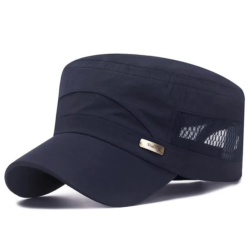 Men's Outdoor Sun Protection Quick-drying Breathable Flat Hat 36607193Z sold by Manly product image thumbnail 2