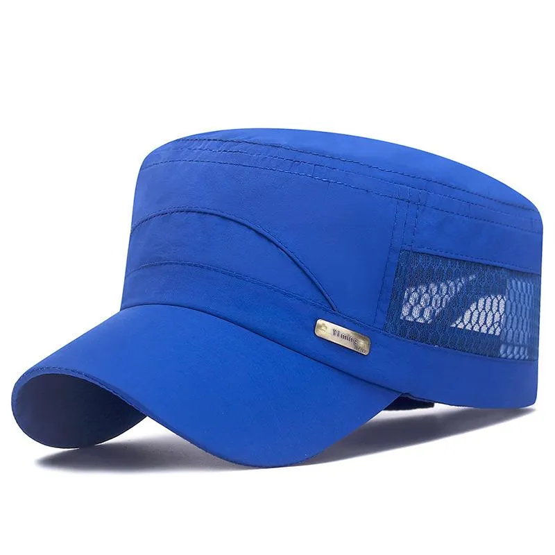 Men's Outdoor Sun Protection Quick-drying Breathable Flat Hat 36607193Z sold by Manly product image thumbnail 4