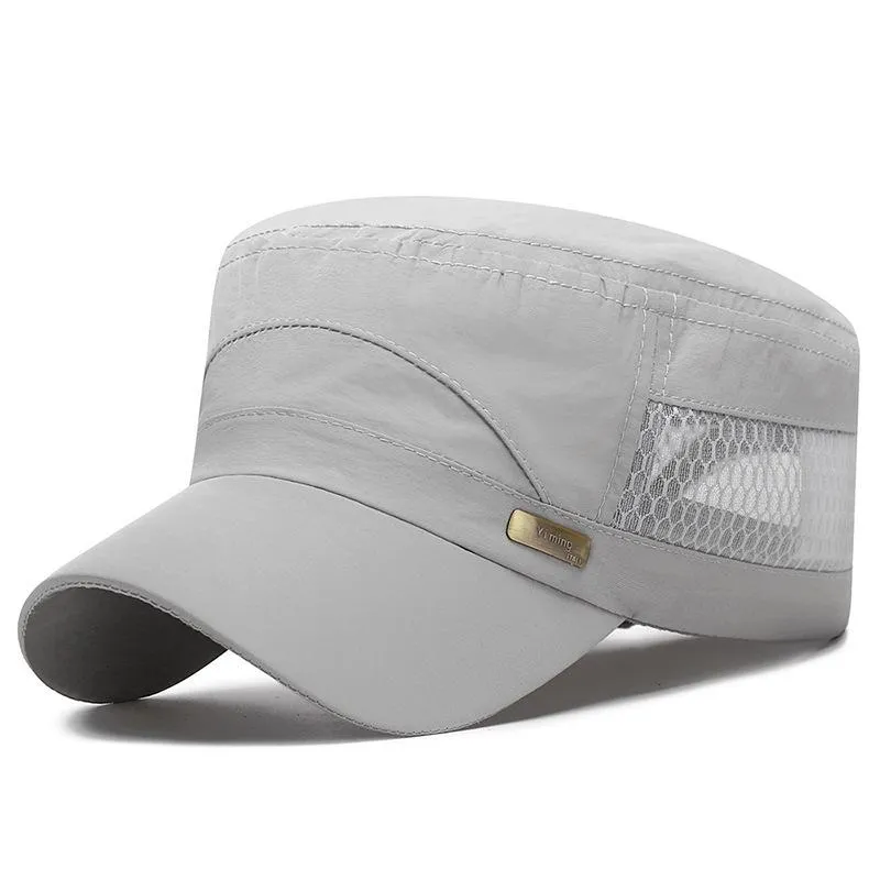 Men's Outdoor Sun Protection Quick-drying Breathable Flat Hat 36607193Z sold by Manly product image thumbnail 3