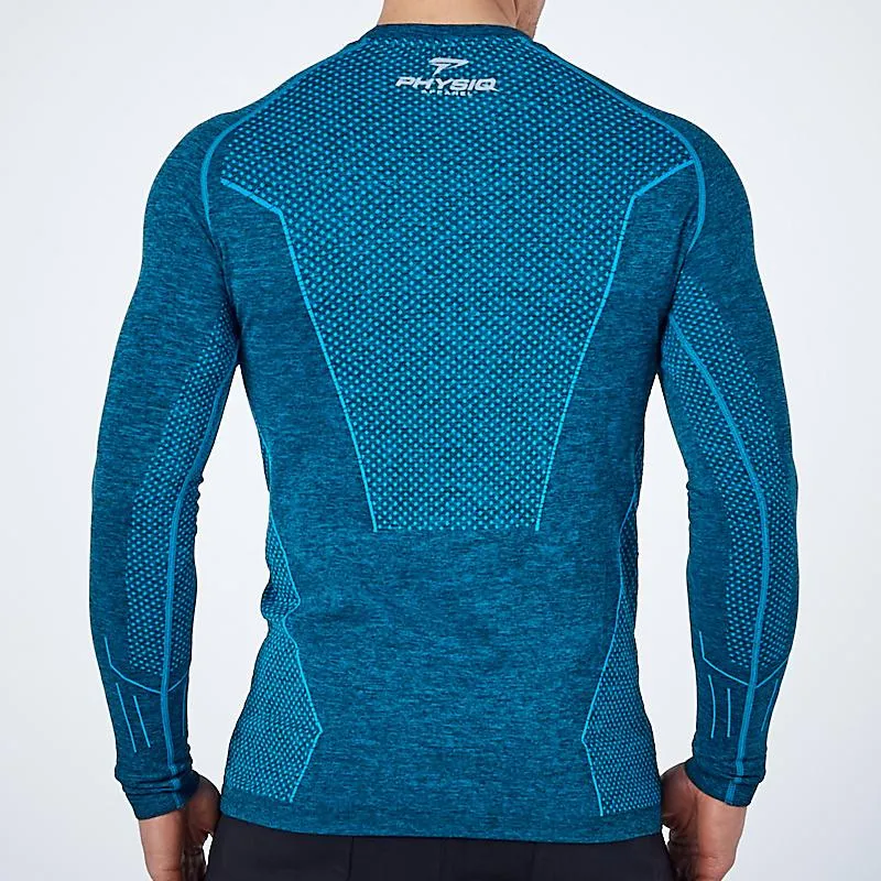 Men's Solid Color Stitching Long-Sleeved Quick-Drying T-Shirt 77590641Y sold by Manly product image thumbnail 4