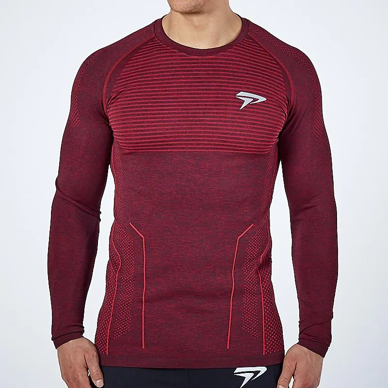 Men's Solid Color Stitching Long-Sleeved Quick-Drying T-Shirt 77590641Y sold by Manly product image thumbnail 3