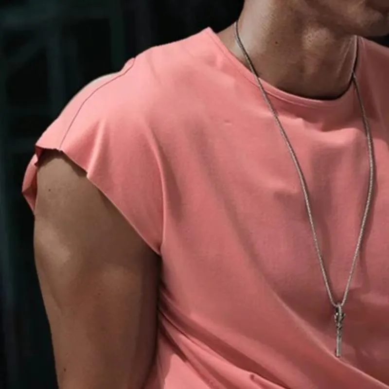 Men's Casual Solid Color Sports Tank Top 15291950TO sold by Manly product image thumbnail 3