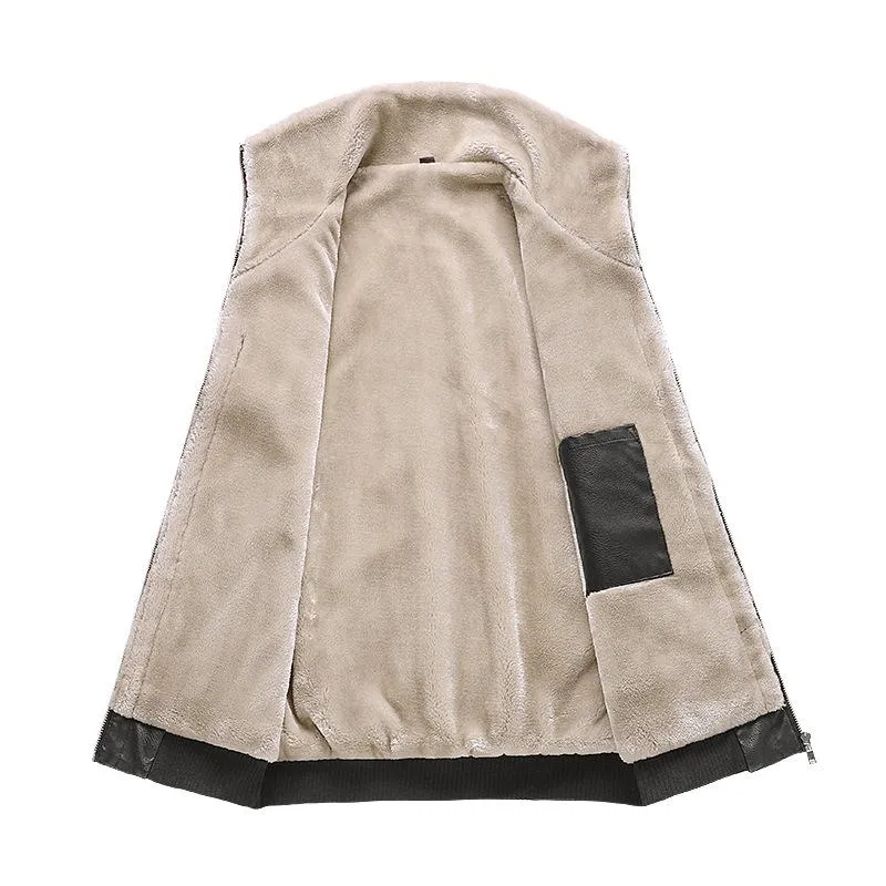 Men's Vintage Warm Lapel Shearling Jacket 10837782Y sold by Manly product image thumbnail 4