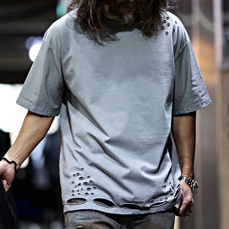 Men's Retro Distressed Short Sleeve T-Shirt 95336496TO sold by Manly product image thumbnail 2