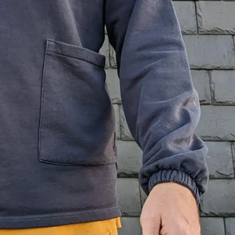 Men's Retro Casual Pocket Crewneck Sweatshirt 39350768TO sold by Manly product image thumbnail 3