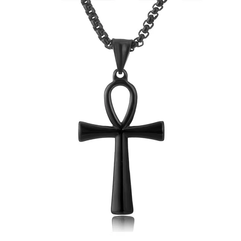 Vintage Casual Knot Cross Necklace 01193003TO sold by Manly