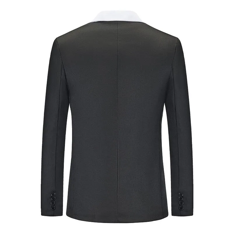 Men's Color Block Notch Lapel One Button Blazer 14965315Z sold by Manly product image thumbnail 5