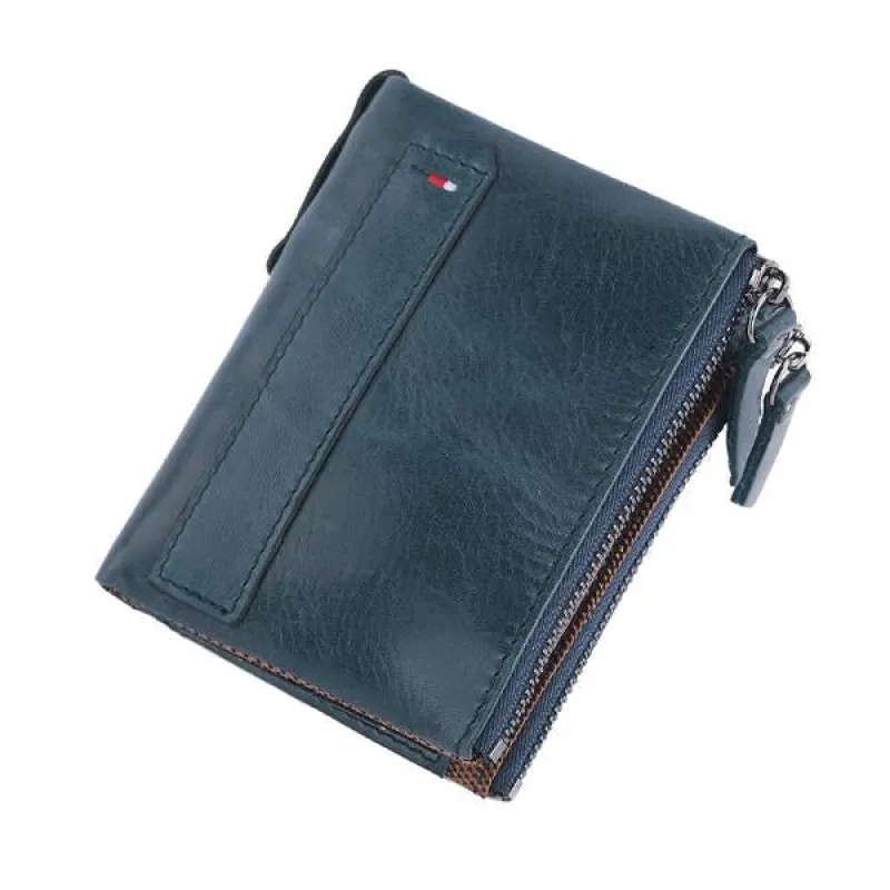 VINTAGE DOUBLE ZIP WALLET 71305916X sold by Manly