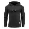 Men's Hoodie Solid Color Knit Long Sleeve Hoodie 53507125X sold by Manly