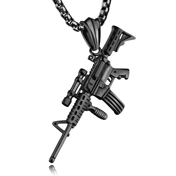 SUBMACHINE GUN PENDANT NECKLACE 00268572M sold by Manly product image thumbnail 4