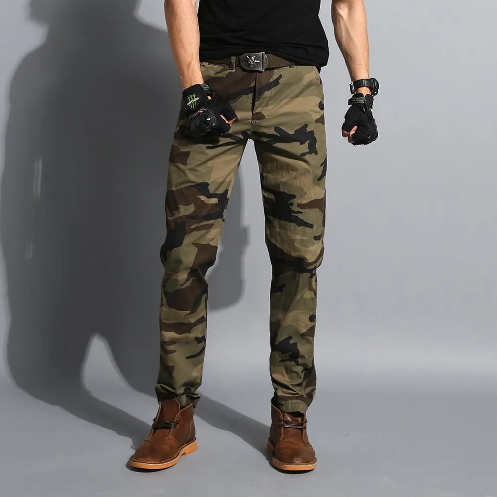 Men's Retro Camouflage Casual Cargo Pants 58065251X sold by Manly product image thumbnail 5