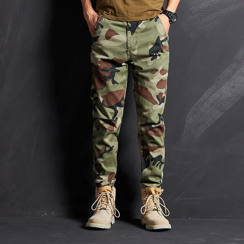 Men's Retro Camouflage Casual Cargo Pants 58065251X sold by Manly product image thumbnail 2