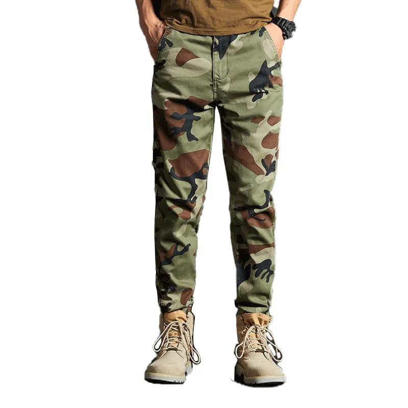 Men's Retro Camouflage Casual Cargo Pants 58065251X sold by Manly