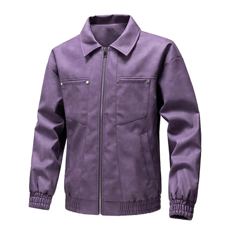 Men's Casual Lapel Zipper Multi-Pocket Warm Jacket 85580264M sold by Manly product image thumbnail 5