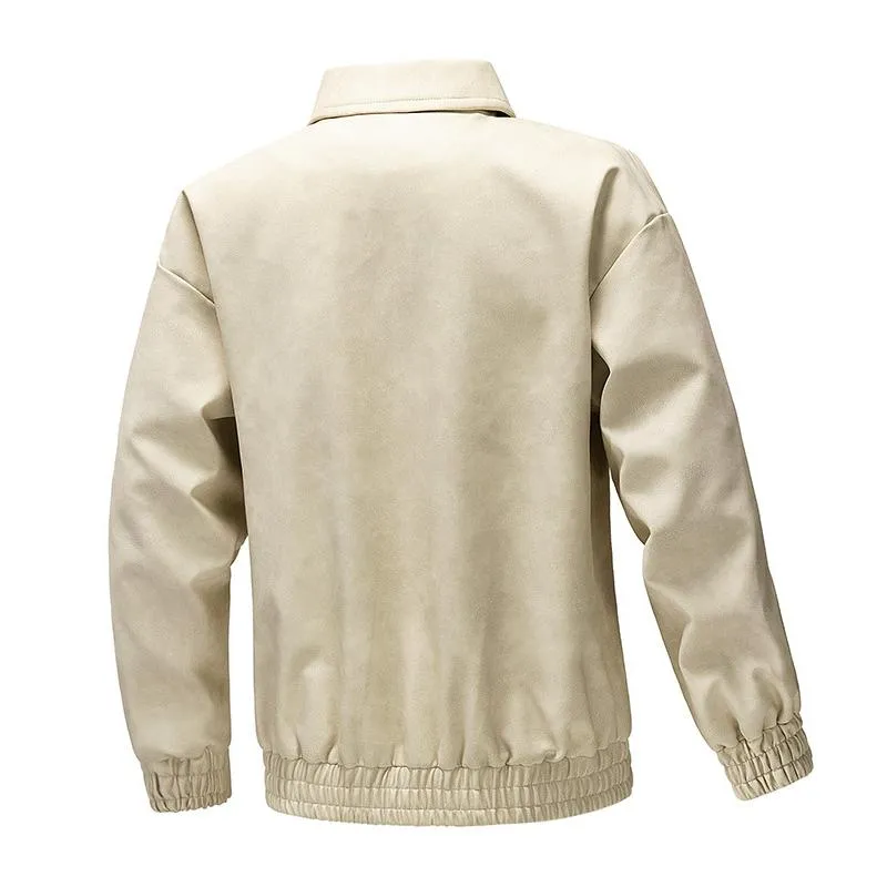 Men's Casual Lapel Zipper Multi-Pocket Warm Jacket 85580264M sold by Manly product image thumbnail 4