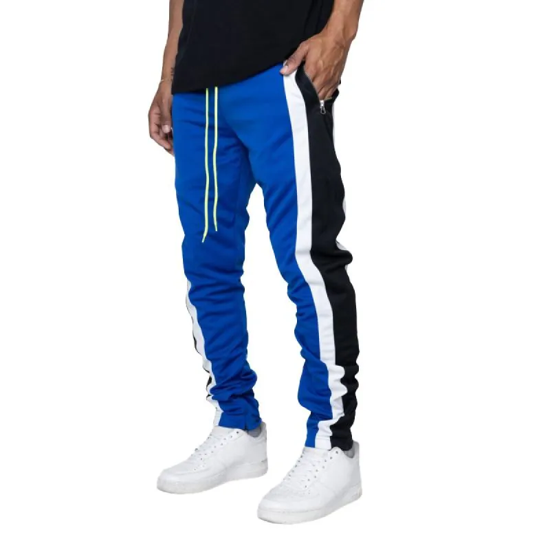 Men's Colorblock Elastic Waist Casual Sports Pants 81025457Z sold by Manly