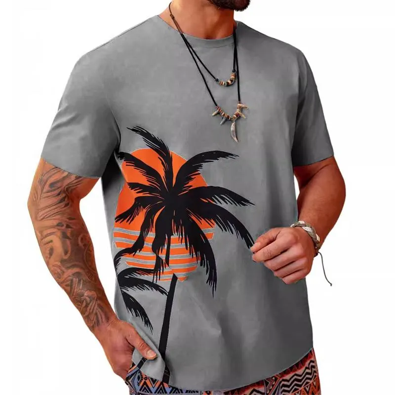 Men's Casual All-match Round Neck T-shirt 83695302X sold by Manly