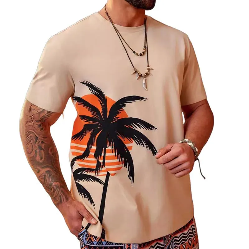 Men's Casual All-match Round Neck T-shirt 83695302X sold by Manly product image thumbnail 4