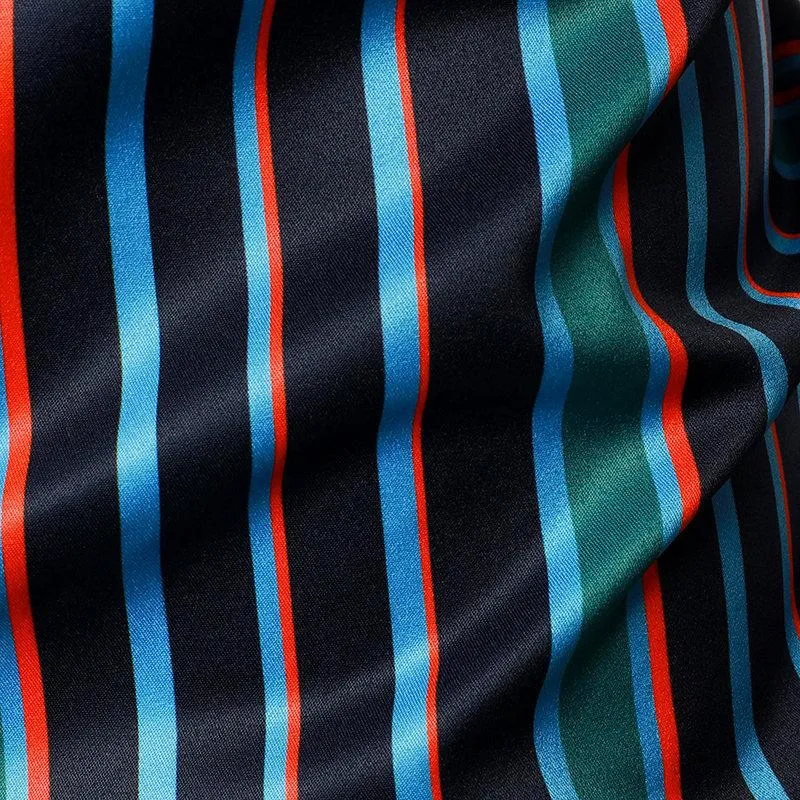 Men's Casual Contrast Stripe Print Lapel Long Sleeve Shirt 12336779M sold by Manly product image thumbnail 3