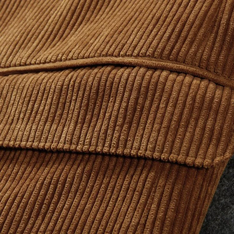 Men's Casual Corduroy Notched Lapel Single Breasted Slim Fit Blazer 06665039M sold by Manly product image thumbnail 5