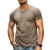 Men's Round Neck Casual Short Sleeve T-shirt 78113069X sold by Manly
