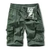 Men's Casual Outdoor Cotton Washed Multi-pocket Cargo Shorts 53181776M sold by Manly