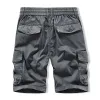 Men's Casual Outdoor Cotton Washed Multi-pocket Cargo Shorts 53181776M sold by Manly
