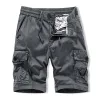 Men's Casual Outdoor Cotton Washed Multi-pocket Cargo Shorts 53181776M sold by Manly