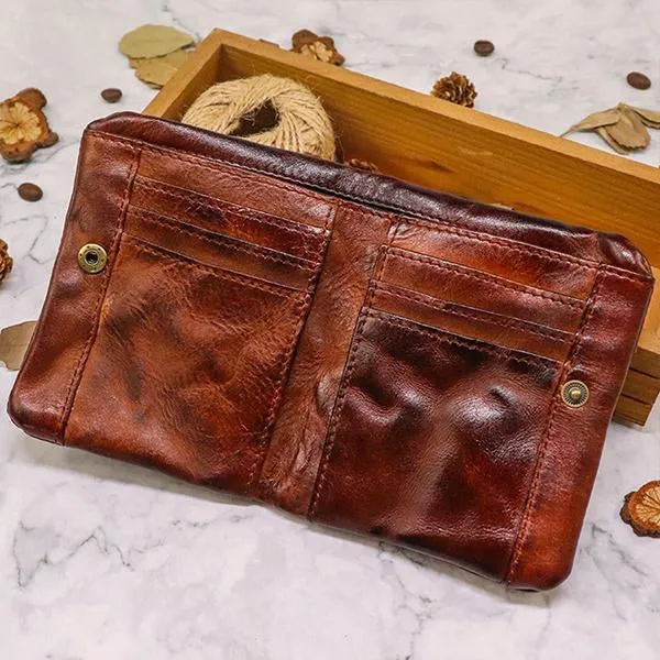 VINTAGE HANDMADE COWHIDE WALLET 88058245M sold by Manly product image thumbnail 5