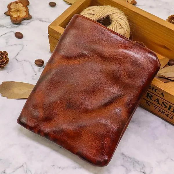 VINTAGE HANDMADE COWHIDE WALLET 88058245M sold by Manly product image thumbnail 4