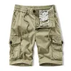 Men's Casual Outdoor Cotton Washed Multi-pocket Cargo Shorts 53181776M sold by Manly