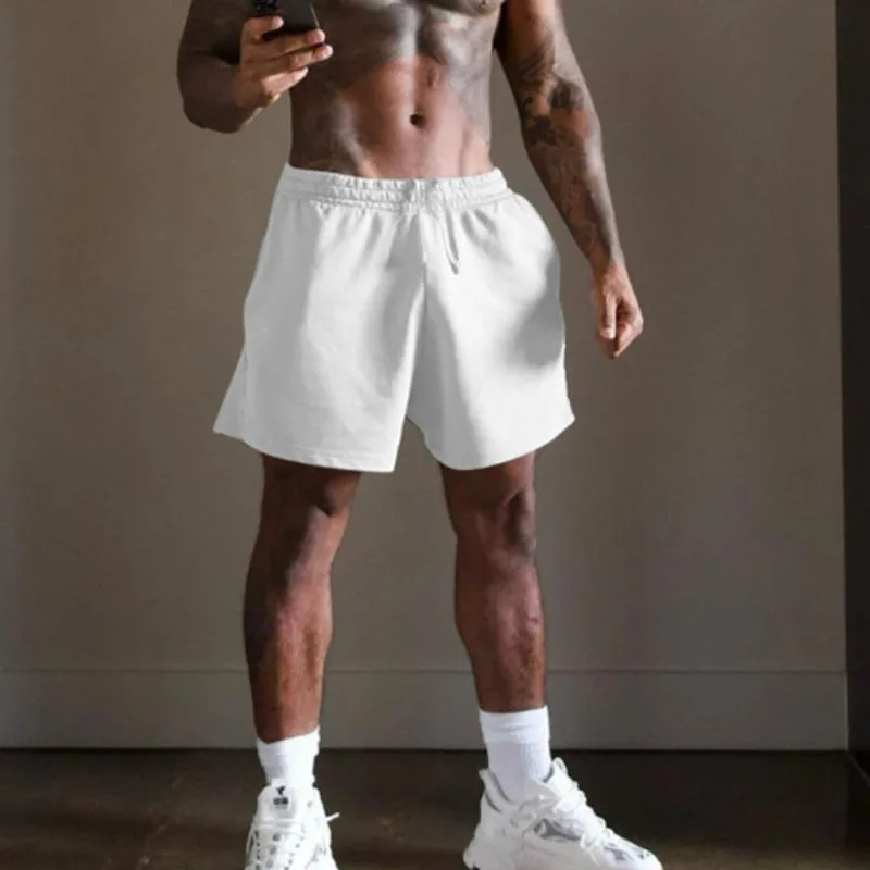 Men's Casual Cotton Blended Solid Color Breathable Sports Shorts 00888894M sold by Manly product image thumbnail 3