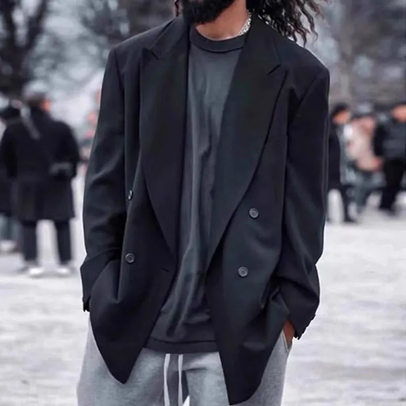 Men's Casual Solid Color Peak Collar Blazer 21512607Y sold by Manly product image thumbnail 2