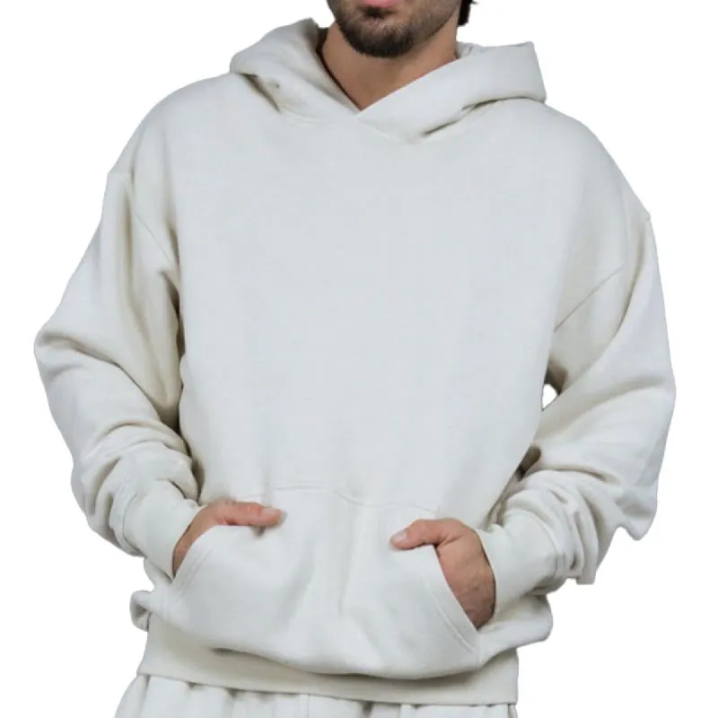 Men's Casual Solid Color Velvet Thickened Loose Long Sleeve Hoodie 55660969M sold by Manly