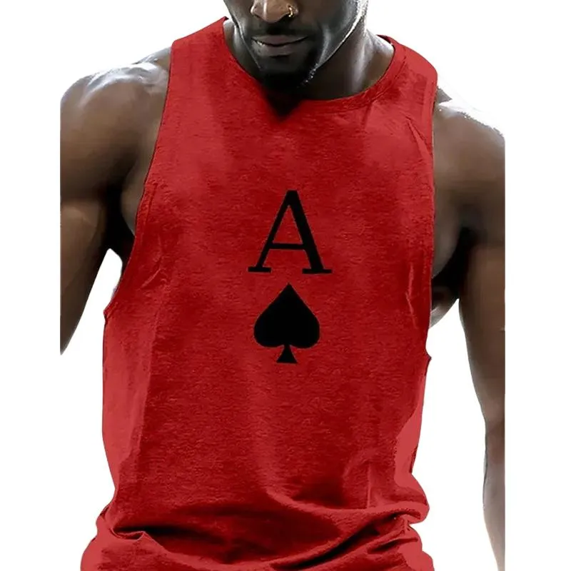 Men's Sports Printed Crew Neck Tank Top 31553389X sold by Manly product image thumbnail 3