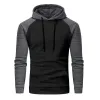 Men's Casual Color Block Raglan Sleeve Waffle Hooded Sweatshirt 34925657Y sold by Manly