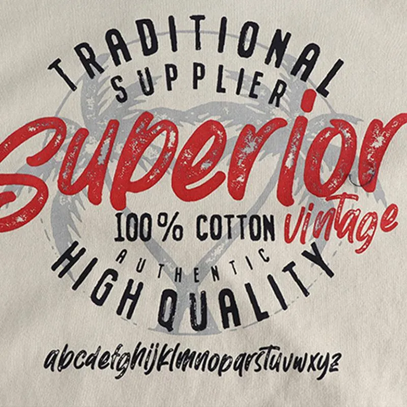 Men's Vintage Lettered Coconut Print Cotton Tank Top 98731294M sold by Manly product image thumbnail 5