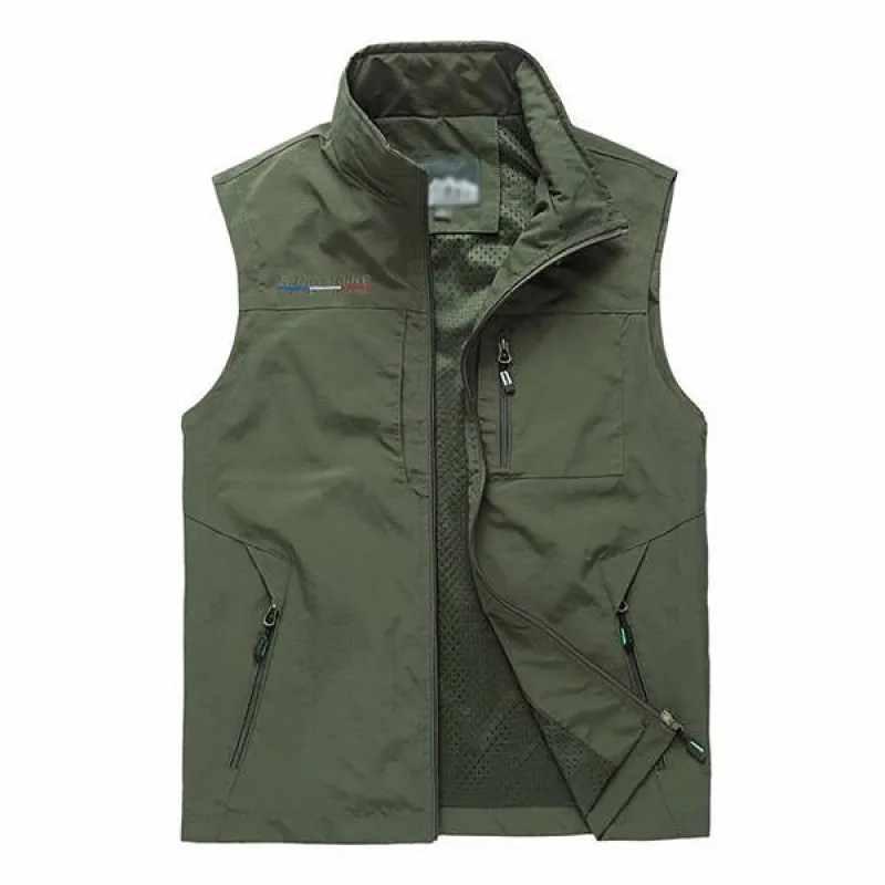 Men's Casual Multi-pocket Quick-drying Outdoor Vest 76331091M sold by Manly