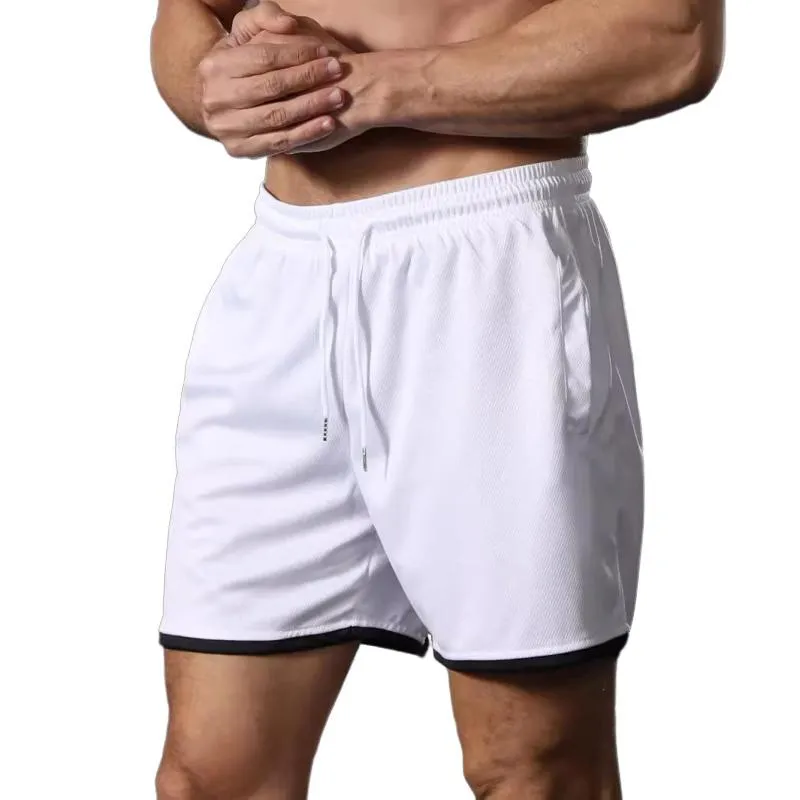 Men's Casual Breathable Elastic Waist Loose Sports Shorts 01049655M sold by Manly