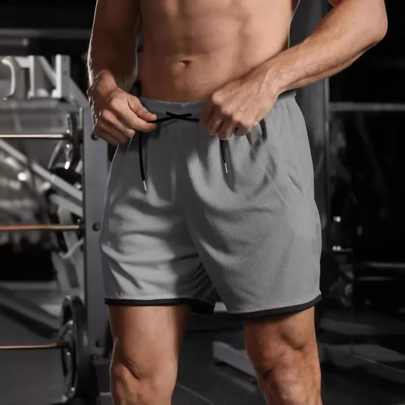 Men's Casual Breathable Elastic Waist Loose Sports Shorts 01049655M sold by Manly product image thumbnail 5