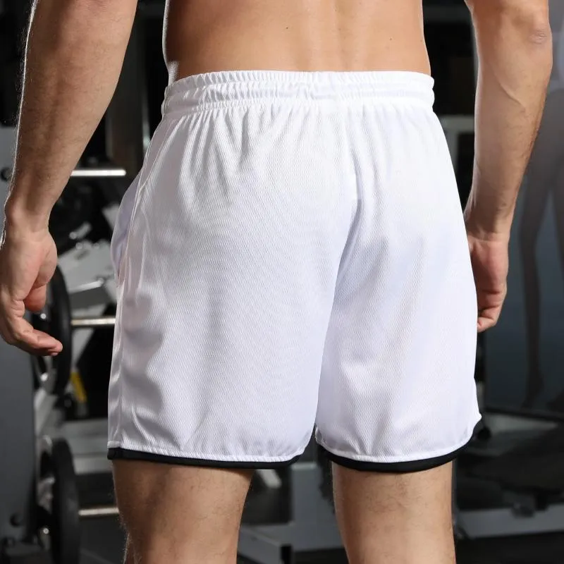 Men's Casual Breathable Elastic Waist Loose Sports Shorts 01049655M sold by Manly product image thumbnail 3