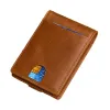 Men'S Leather Multi-Function Pull Card Wallet 60081467Y sold by Manly