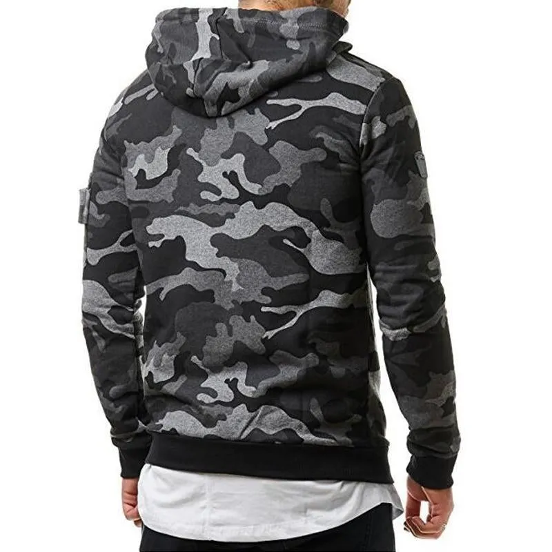 Men's Fashionable Camouflage Slim Fit Pullover Hoodie 88829999M sold by Manly product image thumbnail 3