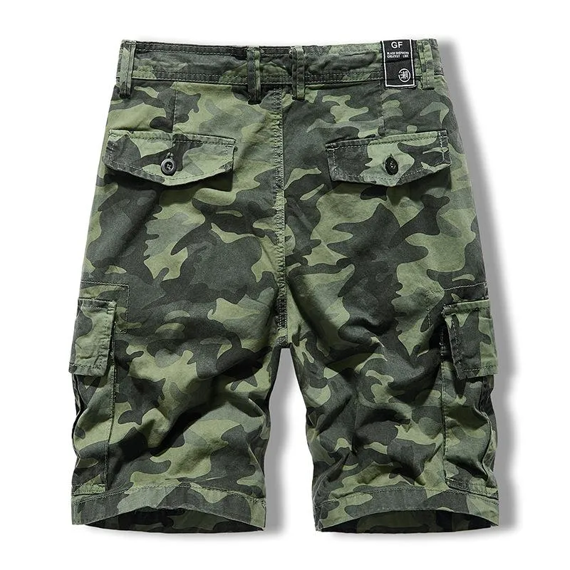 Men's Casual Outdoor Camouflage Multi-Pocket Cargo Shorts 04084768M sold by Manly product image thumbnail 5