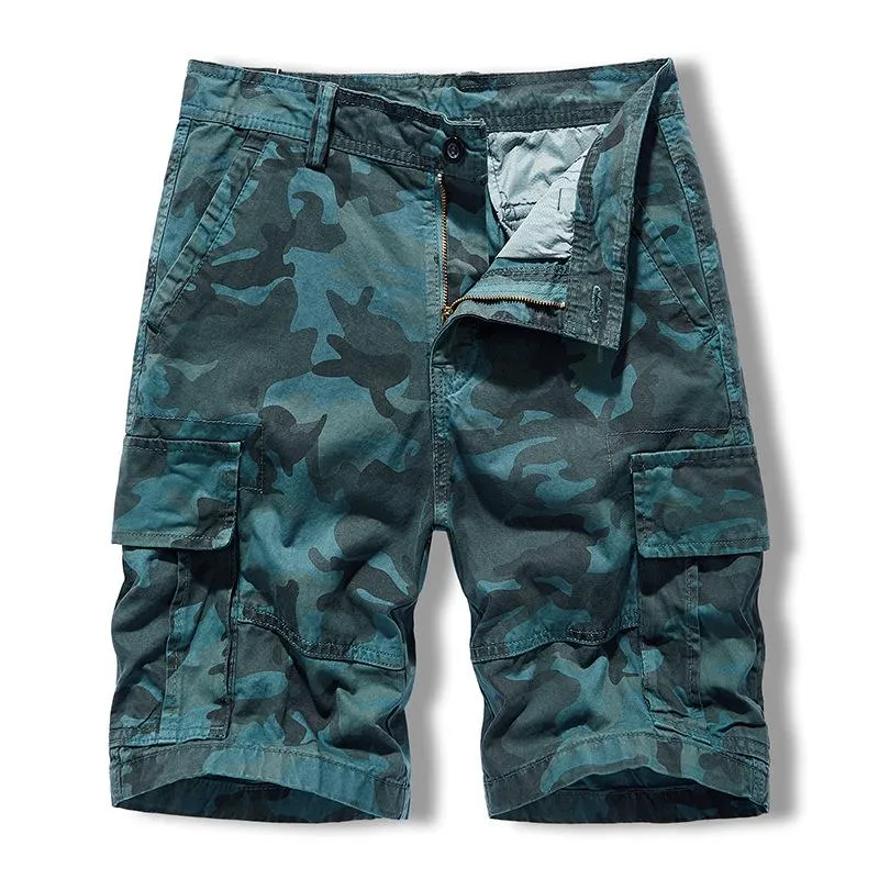 Men's Casual Outdoor Camouflage Multi-Pocket Cargo Shorts 04084768M sold by Manly product image thumbnail 2