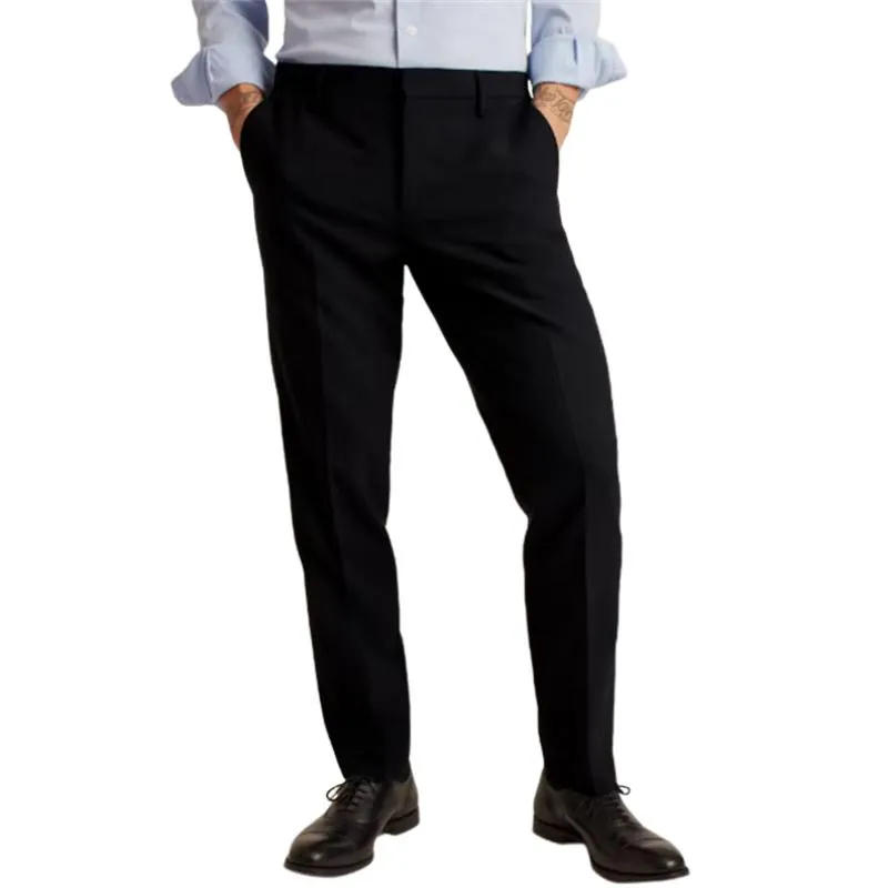Men's Casual Solid Color Straight Slim Suit Pants 10183218M sold by Manly product image thumbnail 2