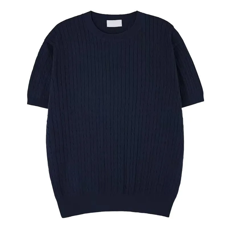 Men's Solid Color Round Neck Vertical Striped Sweater 36545940X sold by Manly product image thumbnail 5