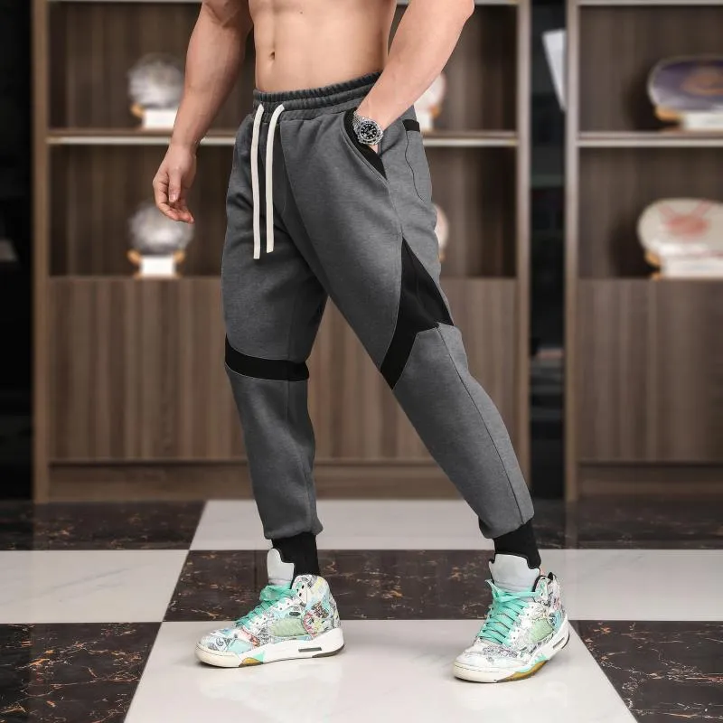 Men's Colorblock Loose Elastic Waist Fitness Sports Pants 30732930Z sold by Manly product image thumbnail 4