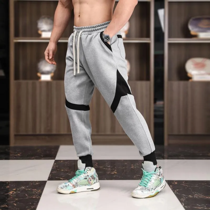Men's Colorblock Loose Elastic Waist Fitness Sports Pants 30732930Z sold by Manly product image thumbnail 5